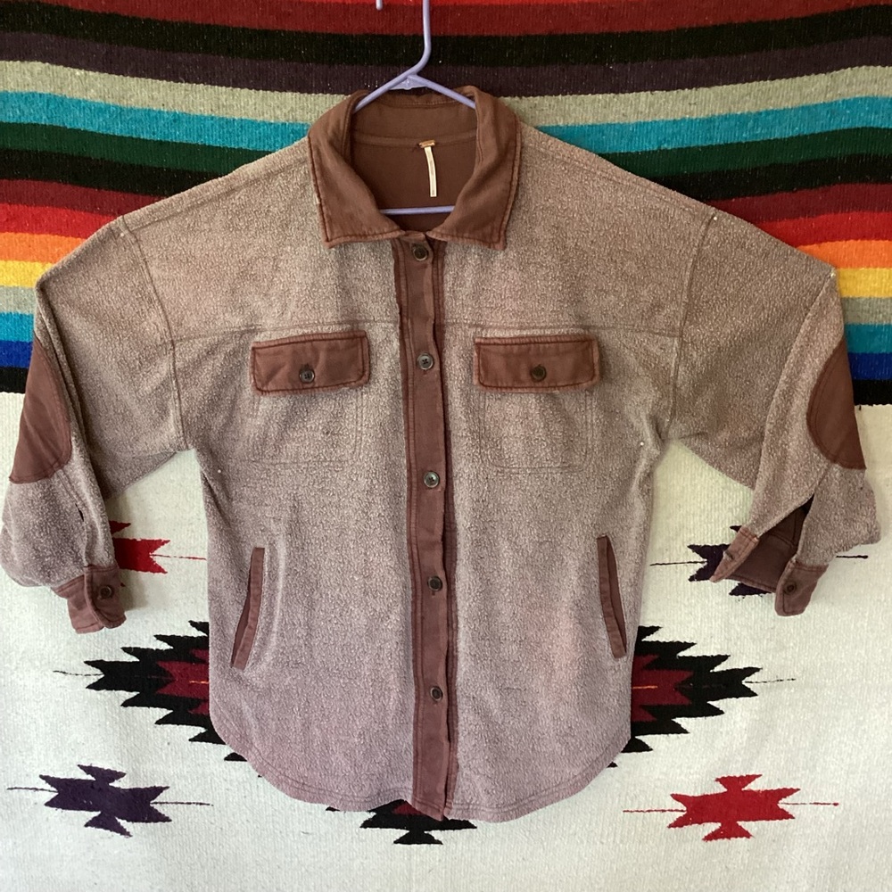 Free People Ruby Oversized Button Down Shacket - image 1